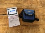 Gameboy Advance SP AGS-101 roze met originele opberghoes, Spelcomputers en Games, Spelcomputers | Nintendo Game Boy, Ophalen of Verzenden