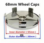 Mustang 68 mm | Naafdoppen | Hubcaps (nieuw), Auto diversen, Wieldoppen, Ophalen of Verzenden, Nieuw