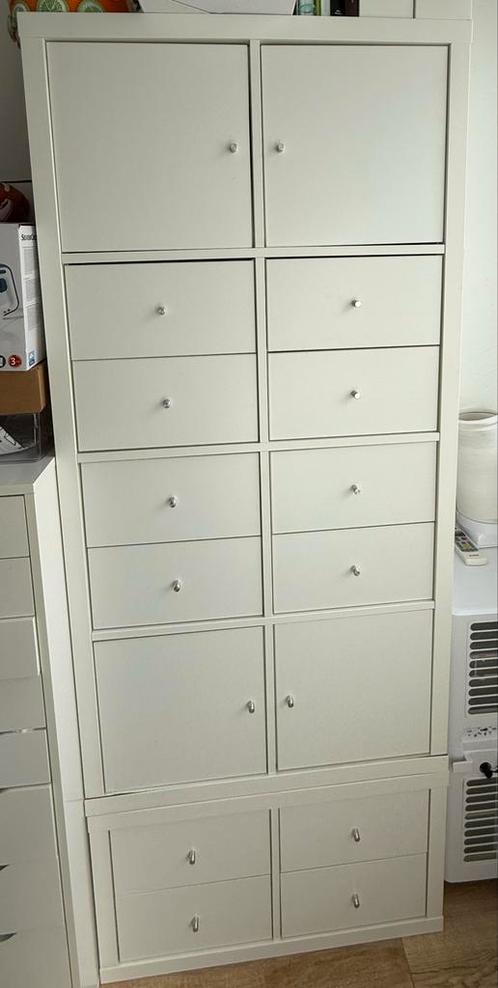 Ikea Kallax Kasten - 2x4 & 1x2, Huis en Inrichting, Kasten | Kledingkasten, Gebruikt, 200 cm of meer, 100 tot 150 cm, 25 tot 50 cm