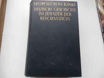 antiek boek: L. von Ranke/Reformation beschikbaar voor biedingen