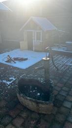 Vintage waterpomp bloempot, Tuin en Terras, Waterpompen, Ophalen, Gebruikt, Handmatig, Bronpomp