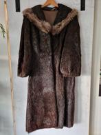 Prachtige bontjas met capuchon, Maat 38/40 (M), Bruin, Ophalen of Verzenden, Onbekend