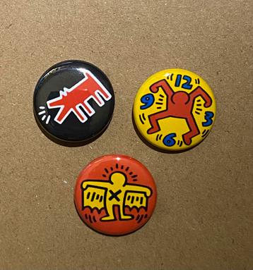 KEITH HARING #1 buttons speldjes pins streetart beschikbaar voor biedingen