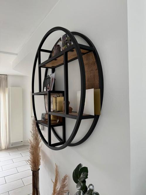 Ronde Wandplank - Industrieel Design, Huis en Inrichting, Woonaccessoires | Wandplanken en Boekenplanken, Zo goed als nieuw, Ophalen of Verzenden