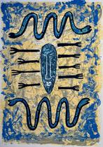 Zeefdruk Bettina Lopetro - Fork, Antiek en Kunst, Kunst | Litho's en Zeefdrukken, Ophalen of Verzenden