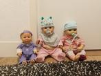 Poppen inclusief spullen (oa. bedje, maxicosi, flesjes etc.), Ophalen of Verzenden, Gebruikt, Babypop
