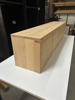 Eiken TV Meubel, Ophalen, Strak, 150 tot 200 cm, Eikenhout