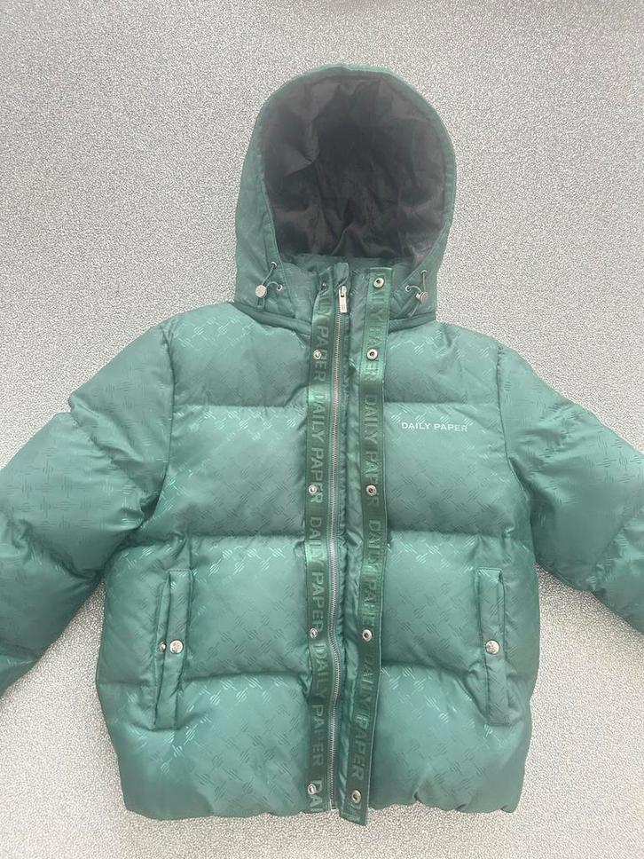 Daily Paper Winterjas - Groen, Kleding | Heren, Jassen | Zomer, Zo goed als nieuw, Maat 52/54 (L), Groen, Ophalen of Verzenden