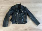 Leren jas zwart bikerjack dames maat M/L, Kleding | Dames, Maat 38/40 (M), Ophalen of Verzenden, Zo goed als nieuw, Zwart