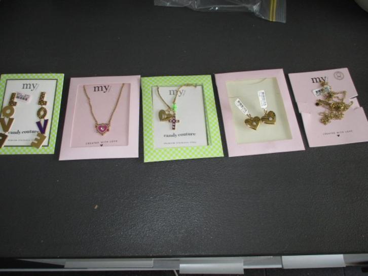 My Jewellery nieuwe sieraden partij kettingen en oorbellen, Sieraden, Tassen en Uiterlijk, Kettingen, Nieuw, Overige materialen