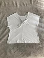 Mango t-shirt met knoop-element, Maat 38/40 (M), Mango, Wit, Ophalen of Verzenden