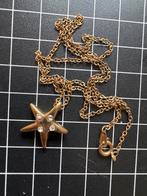Ketting met ster hanger, Gebruikt, Ophalen of Verzenden, Goud, Overige materialen
