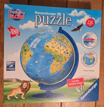 Ravensburger 3D Globe Puzzel (wereldbol) - 180 stukjes beschikbaar voor biedingen