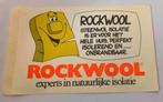 Sticker Rockwool experts in natuurlijke isolatie, Ophalen of Verzenden, Nieuw, Merk