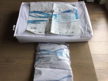 AirgoSafe Topper-matrasbeschermer en 2 hoeslakens als Nieuw beschikbaar voor biedingen