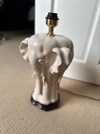 prachtige vintage olifantenlamp, Huis en Inrichting, Lampen | Tafellampen, Ophalen, Overige materialen, Vintage, art deco, olifanten, retro