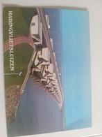 kaart Haringvlietsluizen  Voorne Putten Goeree Overflakkee., Ophalen of Verzenden, 1960 tot 1980, Ongelopen, Zuid-Holland