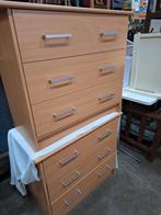 2x lade 7kastjes, beuken WD-028 nr 140/301, Huis en Inrichting, Kasten | Ladekasten, Ophalen, Gebruikt, 50 tot 100 cm, Minder dan 100 cm