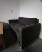 Zwart grijze bank Ikea (bedbank), Huis en Inrichting, Banken | Bankstellen, Ophalen, Gebruikt, Tweepersoons, 75 tot 100 cm