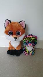 Ty beanie vos en dotty leopard, Ophalen, Zo goed als nieuw, Overige typen