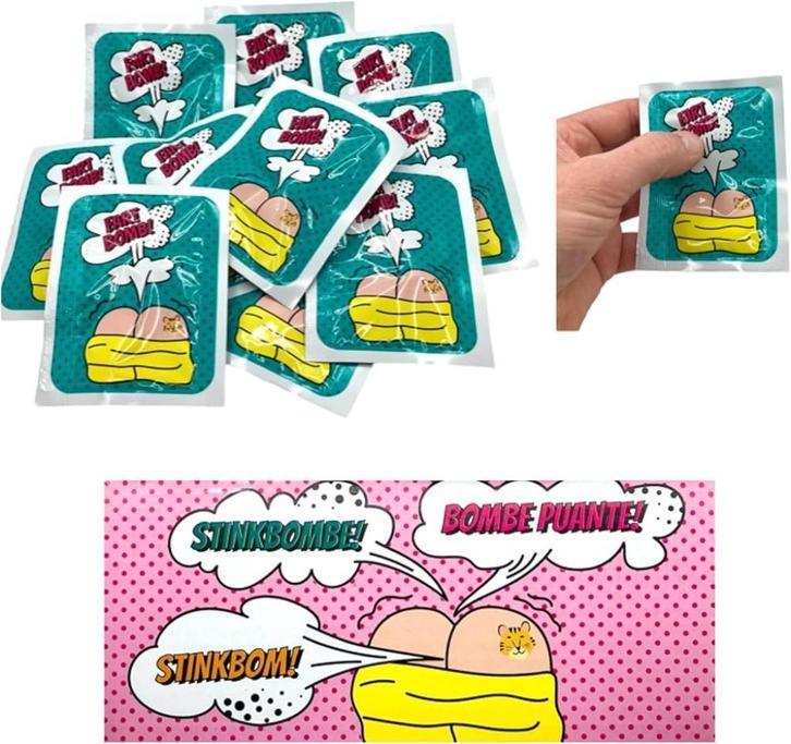 poepspray en stinkbommen fop artikel zie advertentie, Hobby en Vrije tijd, Feestartikelen, Nieuw, Fopartikel, Kerst of Sinterklaas