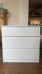 Ladekast 3 lades - Ikea MALM, Ophalen, 50 tot 100 cm, Zo goed als nieuw, 3 of 4 laden