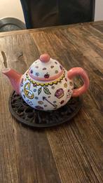 Theepot fleurig, Ophalen of Verzenden, Zo goed als nieuw, Overige stijlen, Overige typen