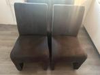 Te koop 4 eet tafelstoelen, Huis en Inrichting, Stoelen, Ophalen of Verzenden, Zo goed als nieuw, Grijs, Overige materialen