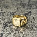 14k gouden ring rolex model italy, Sieraden, Tassen en Uiterlijk, Ringen, Ophalen of Verzenden