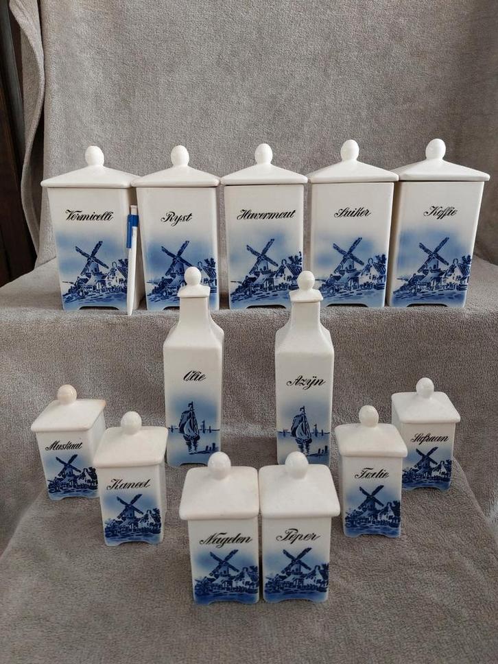 RBein Wittenberg in 'Delfts Blauw'  - voorraadpotten, Antiek en Kunst, Antiek | Keramiek en Aardewerk, Ophalen