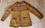 Handgemaakt, wollen jas, wolletjes, herfst, waldorf, wol 110, Jongen of Meisje, Handgemaakt, Ophalen of Verzenden, Zo goed als nieuw