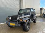 Jeep Wrangler 2.4i Softtop/Hardtop 63000KM NAP, Auto's, 450 kg, Gebruikt, Zwart, Cabriolet