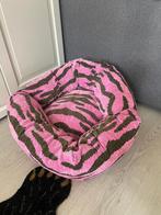 Dogguo ronde hondenmand Zebra Roze/Groen maat S, Ophalen, Nieuw, Polyester