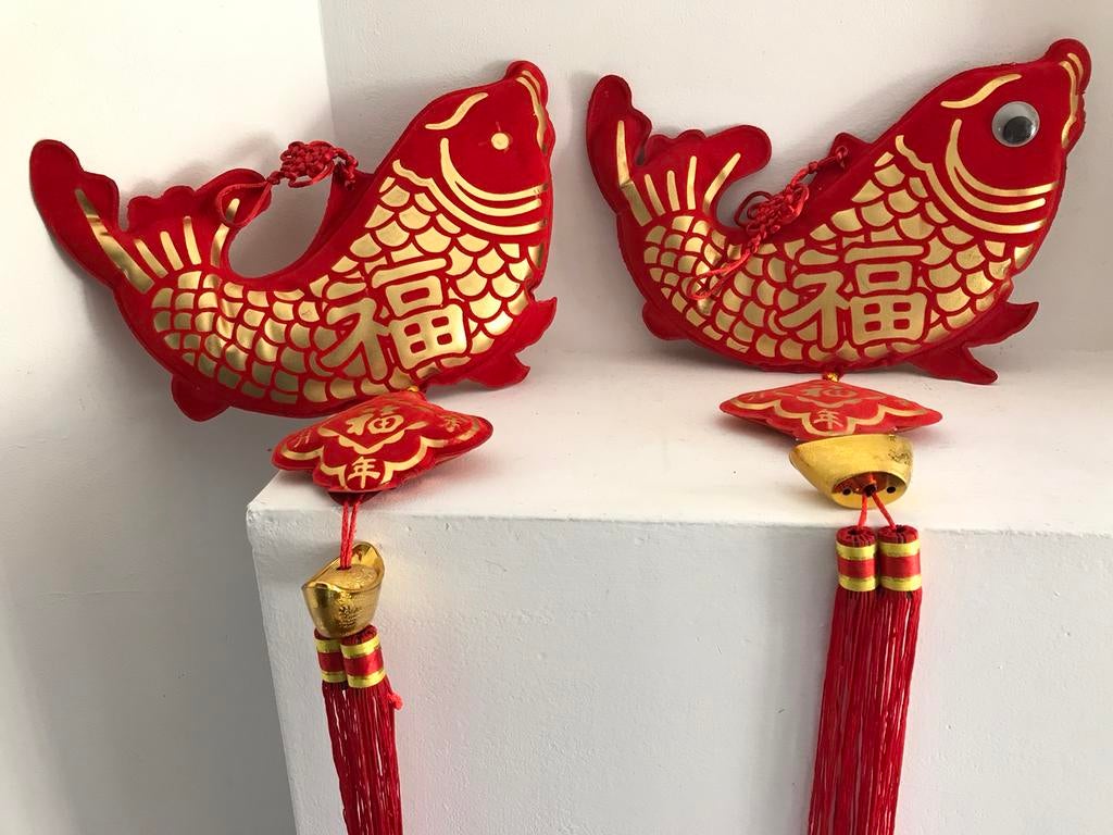 Chinese nieuwjaar lucky goudvis, Antiek en Kunst, Ophalen of Verzenden