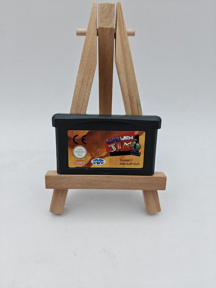 Earthworm jim 2 Gameboy Advance, Spelcomputers en Games, Games | Nintendo Game Boy, Zo goed als nieuw, Racen en Vliegen, 1 speler