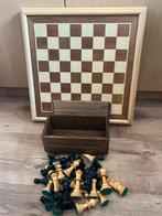 Vintage Chess Staunton Verzwaard Madd Frans Koningenhoote, Hobby en Vrije tijd, Een of twee spelers, Ophalen of Verzenden, Gebruikt