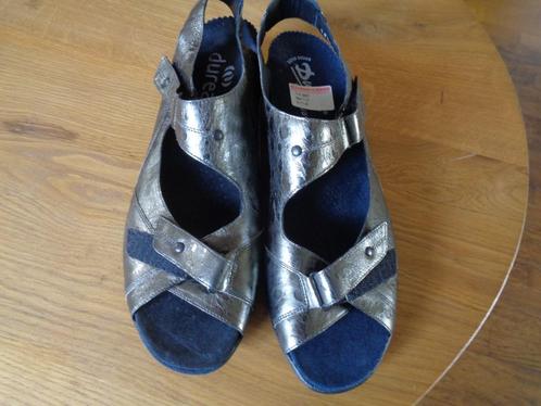 DUREA sandalen: kleur: grijs/zilver. mt 41/41.5/7.5 G, Kleding | Dames, Schoenen, Nieuw, Sandalen of Muiltjes, Grijs, Ophalen of Verzenden