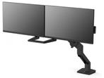 Ergotron HX Desk Dual Monitor Arm (zwart), Ophalen of Verzenden, Zo goed als nieuw