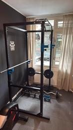Krachtstation / powercage / powerrack  incl gewichten, Sport en Fitness, Fitnessmaterialen, Ophalen, Zo goed als nieuw, Overige typen