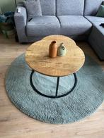 Vloerkleed rond groen 160 cm, Ophalen, Gebruikt, 150 tot 200 cm, Rond