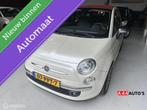 Fiat 500 1.2 Rock Cabrio AUTOMAAT*NL AUTO NAP✅*VOL LEDER *, Auto's, Fiat, Euro 5, 4 cilinders, Cabriolet, Wit