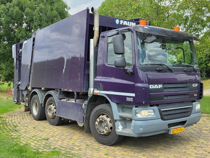 DAF 75 250 EEV VUILNISWAGEN ,ALLE BELADINGEN., Auto's, Vrachtwagens, Bedrijf, 360° camera, ABS, Achteruitrijcamera, Airconditioning