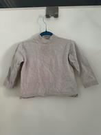 Baby Zara coltrui highneck beige trui shirt col katoen 80, Kinderen en Baby's, Babykleding | Maat 86, Gebruikt, Truitje of Vestje