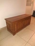 Eiken dekenkist met eiken kapstok, Ophalen, Minder dan 50 cm, Gebruikt, 100 tot 150 cm