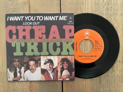 VINYL SINGLE Cheap Trick - I Want You To Want Me, Cd's en Dvd's, Vinyl Singles, Zo goed als nieuw, Single, Rock en Metal, 7 inch