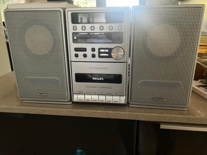 Philips Micro Hi-Fi system, Audio, Tv en Foto, Stereo-sets, Gebruikt, Cd-speler, Tuner of Radio, Speakers, Philips, Microset, Ophalen of Verzenden