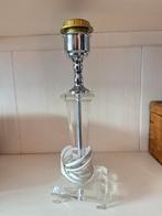 Lampvoet glas art deco style, Huis en Inrichting, Ophalen of Verzenden, Glas, Minder dan 50 cm