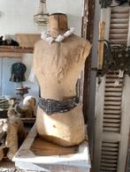 Oude shabby leren Riem **Het Geruite Roosje**, Ophalen of Verzenden