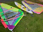 Complete Fanatic Slalom Windsurfset met 2 zeilen, Watersport en Boten, Windsurfen, Ophalen, 250 tot 300 cm, Met vin(nen), Complete set
