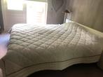 Prachtig sprei 260 / 240 ecru Blanc d’ivoire, 210 cm, Tweepersoons, Ophalen of Verzenden, Zo goed als nieuw